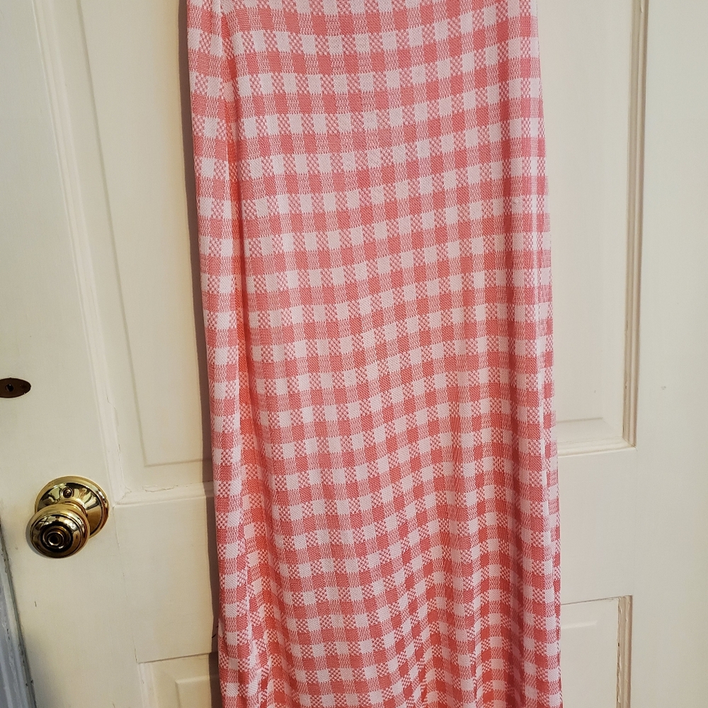 Msgm Checkered Button Down Midi Skirt - image 7